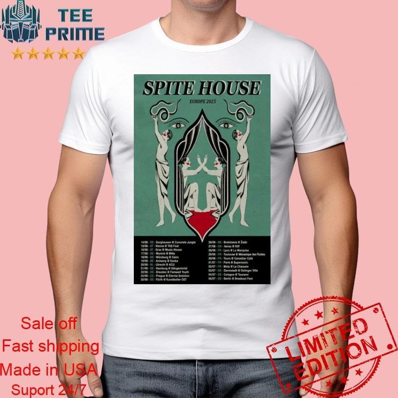 Spite House Europe 2025 Poster T Shirt Unisex T-Shirt XXL