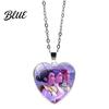 Cute Heart Pendant Korean Pop Hunters Necklace Anime Merchandise Skin-friendly