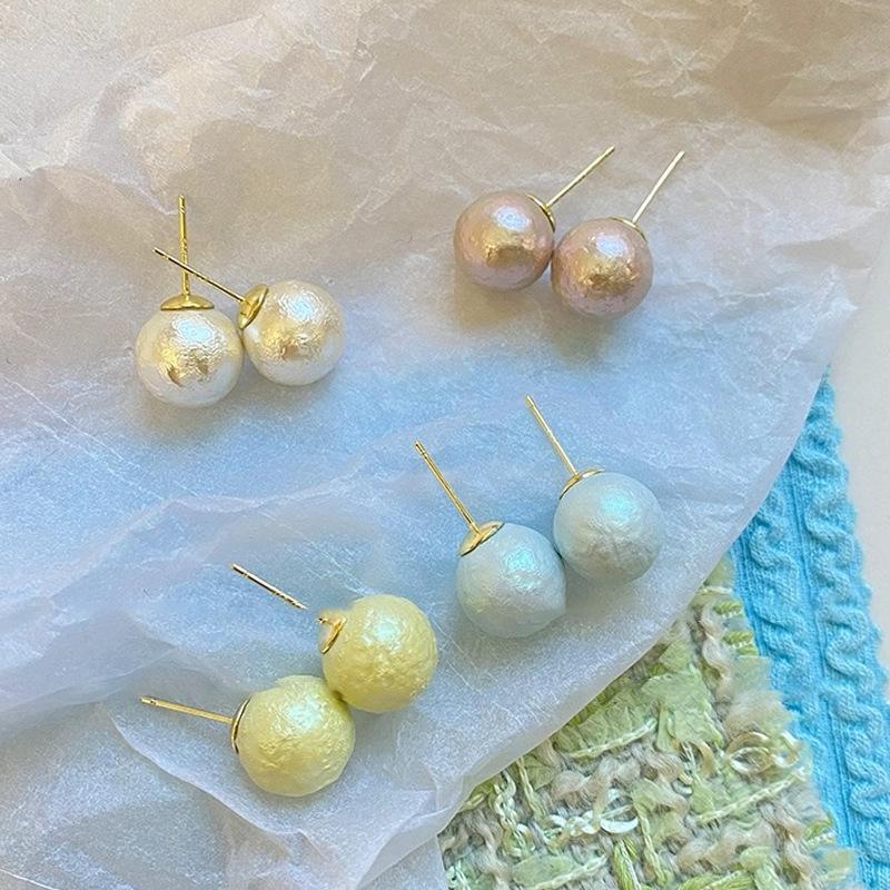 2024 Bunte Schneeflocken Perlen Ohrstecker - Leichter Luxus & Sanfter Stil für Frauen