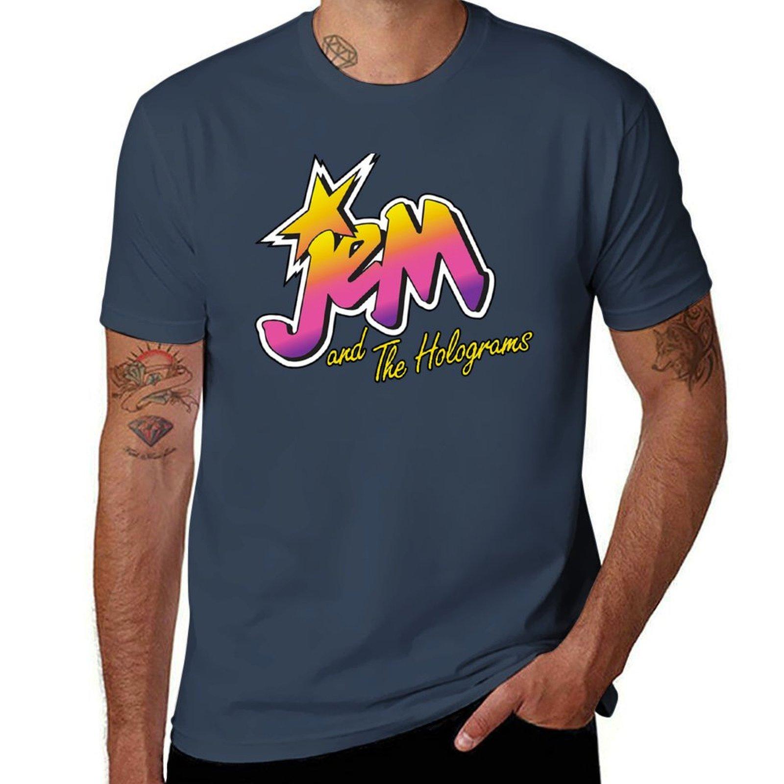 Jem And The Holograms Tshirt Basic Plain Tee For Spring And Summer S