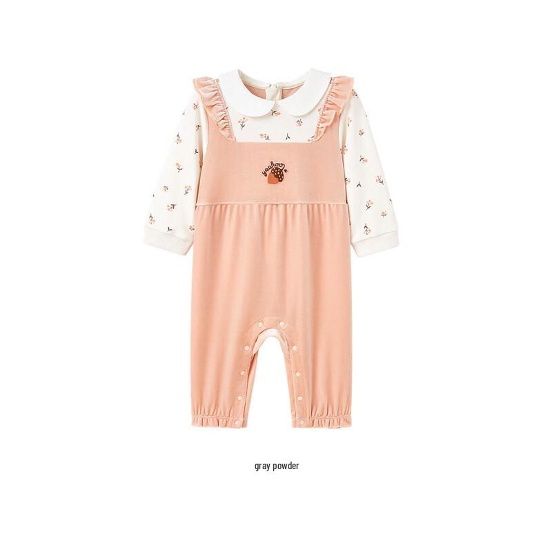 Yeehoo Infant Anti-Static Long Sleeve Jumpsuit