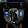 4pcs Blue Interior Gear Shift Box Gears Button Trim For Honda CR-V CRV 2017-