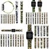 Camouflage Camo Armband für Apple Iwatch 7 6 Se 5 4 3 2 1 Band Stoßfest und Leicht