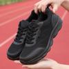 Spring lightweight running sneakers mesh breathable casual travel shoes black shoes