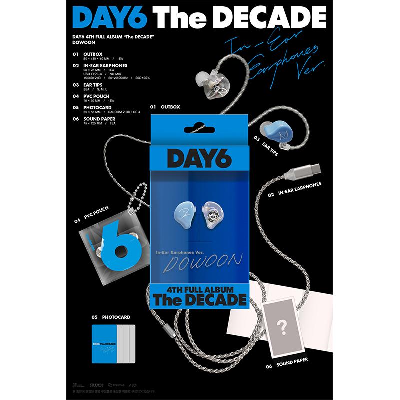 [Pre-order] DAY6 - 4th Full Album [The Decade] Earphones Ver. (Choose Members)