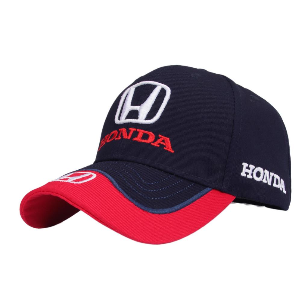 Car Logo Baseball Caps For Honda Civic Accord CRV Hrv Jazz Mugen Pilot Type R Type S VTEC Adjustable Outdoor Summer Sports Caps