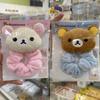 Rilakkuma Cute Cartoon Plush Hair Tie Rubber Band - Ponytail & Bun Accessory for Girls