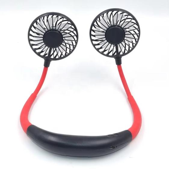 Rechargeable Portable Party Gifts Hanging Neck Sports Fan Around Neck Ventilation Exhaust Mini Neck Fan Party Gifts