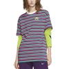 Nike X Olivia Burton Striped Short Sleeve T-Shirt Women Tops Multicolor CT2018-873