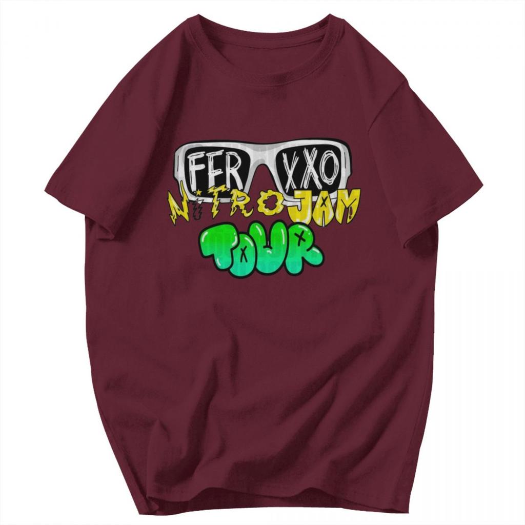 Men T Shirt Ferxxocalipsis Tour Feid Ferxxo 2025 Trendy Gifts Y2K Graphic Oneck Unisex Clothing T Shirts