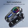 Helmet Intercom Motorcycle Q08 Helmet Earphones Enhanced Sound Effect Digital Display Stereos FM Radio Signal Stability