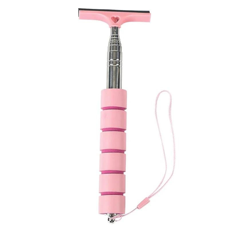 Retractable Car Rearview Mirror Wiper Portable Rainy Cleaning Supplies Rearview Mirror Water Remover Glass Rain Cleaning Tool