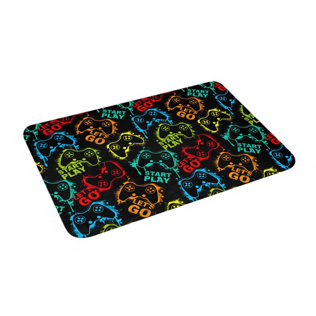 Game Controller Door Floor Kitchen Bathroom Mats Anti-Slip Outdoor Gamer Gift Doormat Living Room Entrance Carpet Rug
