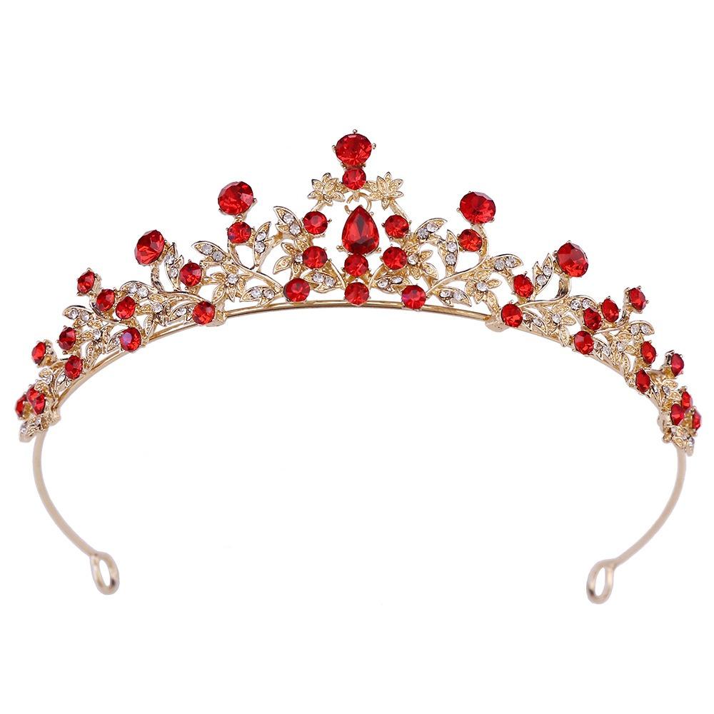High-end Bridal Tiara Atmosphere Wedding Crown Headpieces Quenn Crown  Birthday Party