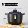 Pupan Ceramic Clay Casserole Pot