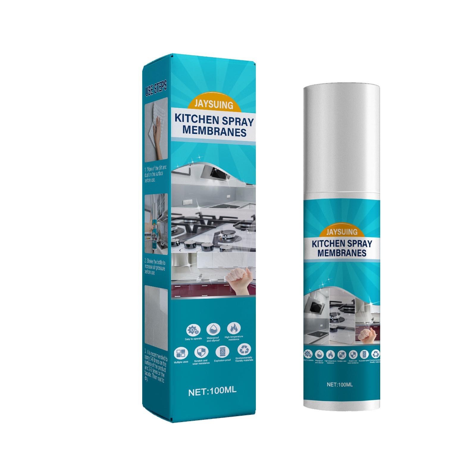 

Kitchen Oil-Proof Spray Kitchen Wall Stains Oil-Proof Diaphragm Easy-to-Clean Protective Film 100ML синій