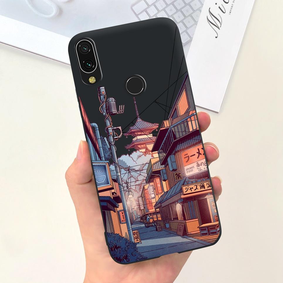 For Xiaomi Redmi Note 7 Case Note7 Pro Luxury Flower Marle Funda Soft Silicone Phone Cases For Redmi Note7 Redmi 7 Back Cover