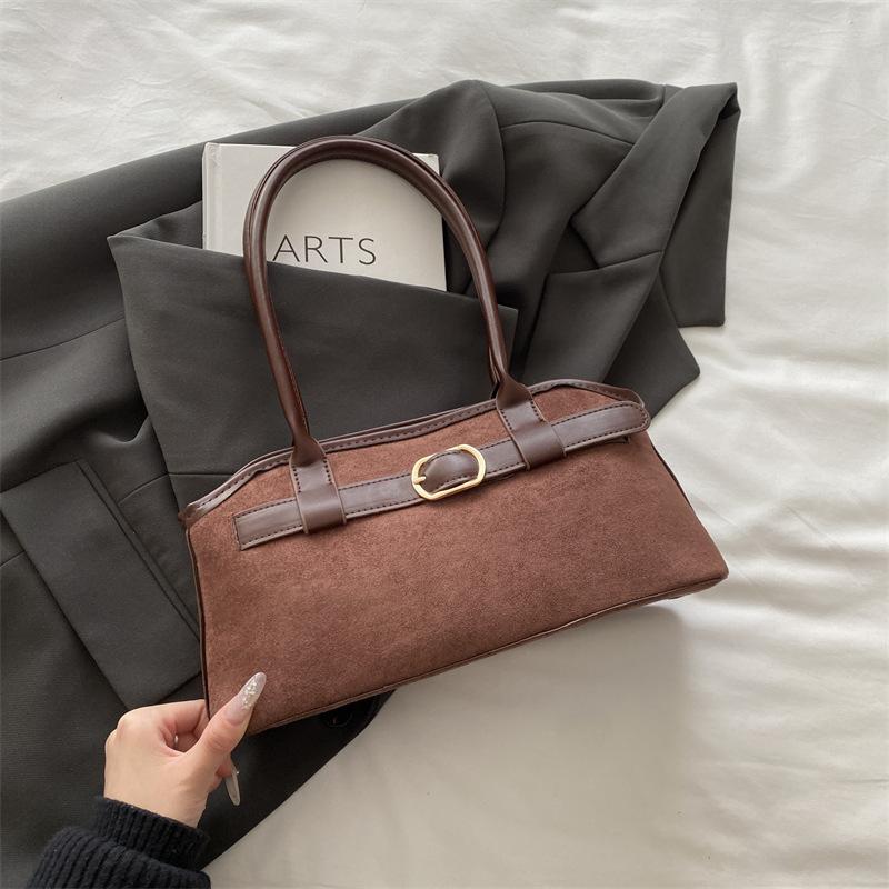 

Модная сумка-тоут в стиле кэжуал для通勤, женская новая нишевая дизайнерская сумка под мышкой большой вместимости