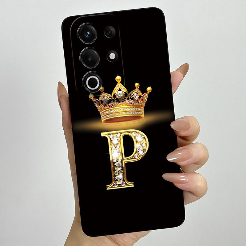 For itel S25 Ultra Case S686LN Luxury Crown Letters Matte Soft Silicone Protective Back Cover for ItelS25 S 25 Ultra 5G Fundas