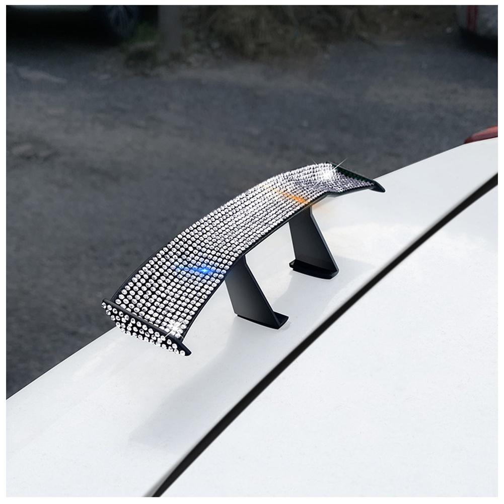 Rear Spoiler Wing for Cars with ABS Construction Fitment No Drilling Needed Featuring Strong Backing for Easy Mounting