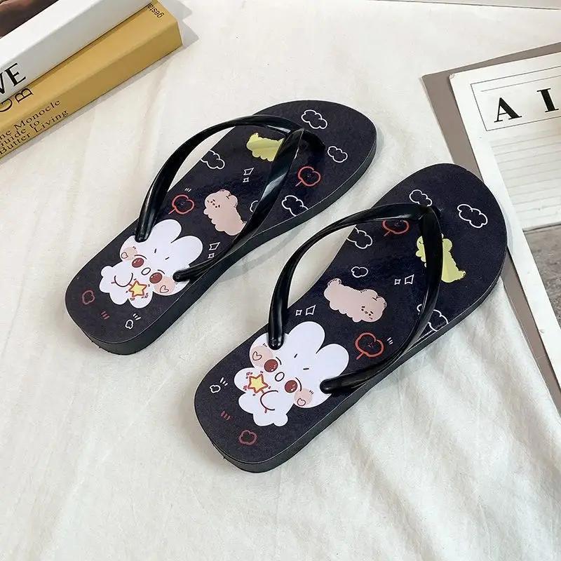 Shoes for Women Outside Sandals Flat Woman Slippers 2025 Trend Korea Style Unique Summer Slides Comfortable and Elegan Luxury 39