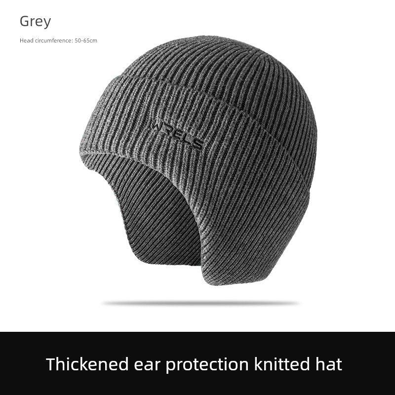 

Шапка-ушанка Шерстяная шапка Heattech Спортивная шапка Осень и Зима Ток Флисовая шапка Ветро- и Холодозащитная Велосипедная Вязаная Повседневная и Удобная Шапка Gray [Long ear protection cold Heattech]] One size