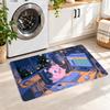 Jigglypuff Flannel Rug Kitchen Mat Non Slip Floor Carpet Soft Home Room Decor