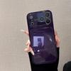Luxury Reflective Large Window Glass Case for iPhone 17 16 15 14 13 12 Pro Max Premium Crystal Acrylic Shockproof Armor Cover
