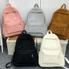 Schoolbag Japanese ins Harajuku Commuter Versatile Backpack Casual Backpack Corduroy Student School Bag Female