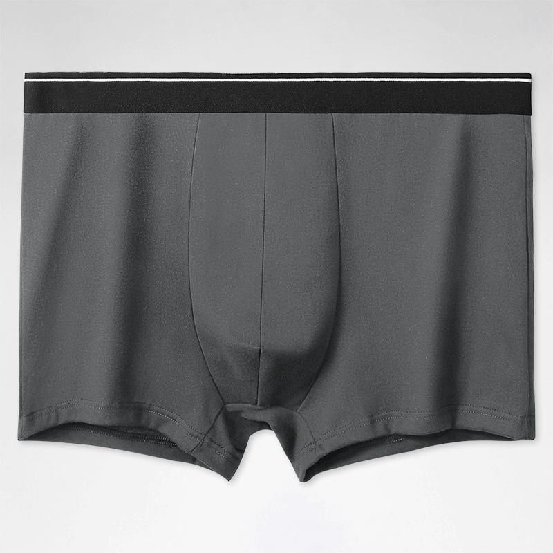 "Stollang Men's Pure Cotton Striped Boxers: Breathable & Comfortable Underwear for Middle-Aged & Elderly"