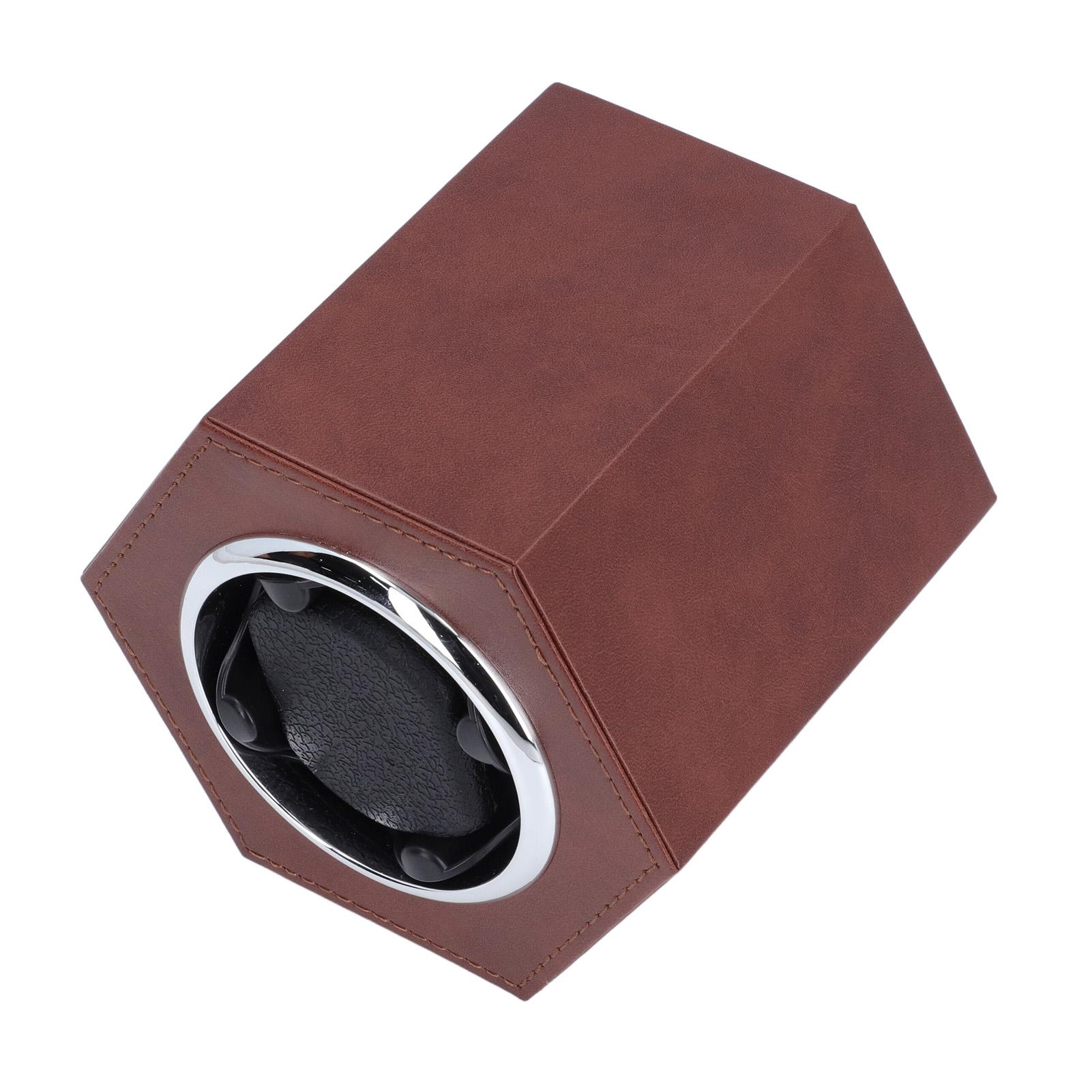 

Підзаводчик годинників Сучасний Вишуканий Тихий Антимагнітний 2 Режими Регульований Одинарний Підзаводчик годинників Коричневий коричневий