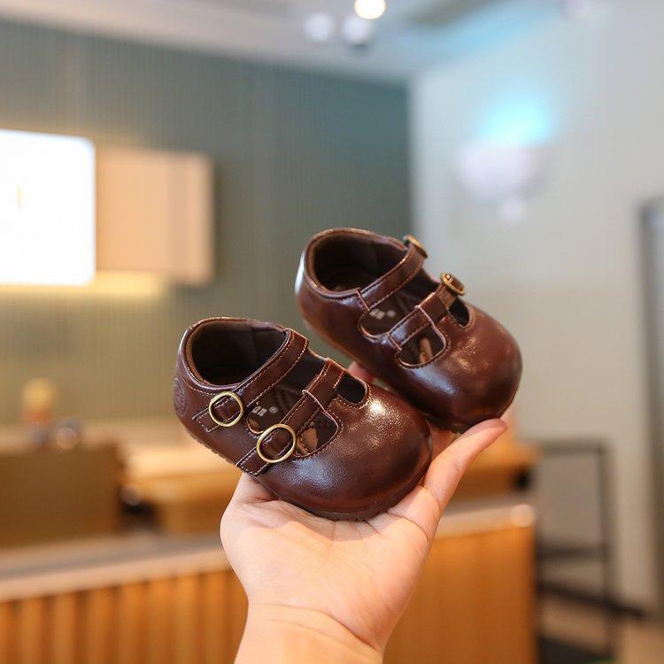 

Baby girl shoes, princess shoes, autumn toddler shoes, soft-soled infant shoes, stylish children s loafers, fashionable and trendy 25