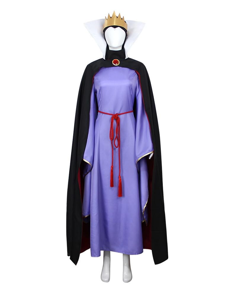 [Housaku Co., Ltd.] Wicked Queen Snow White Queen Witch Stepmother Cosplay Costume Medieval Aristocratic Elegant Halloween School Festival Festival Co