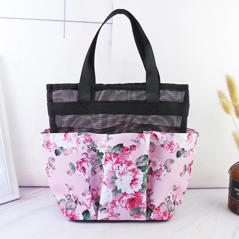 Женская переносная складная сетчатая корзина для ванны Хранение ручных туалетных принадлежностей для фитнеса плавания и купания small 879₽