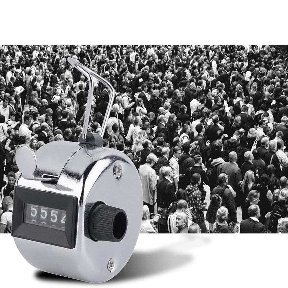 2 ks Přenosný ruční sčítač 4místný číselný klikr pro golfový sčítač