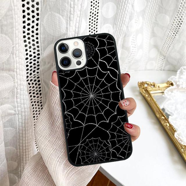 Spider Web Phone Case For Samsung Galaxy S10 S22 S23 S24 Note 10 20 Lite S20 Plus S21 Ultra Back Cover