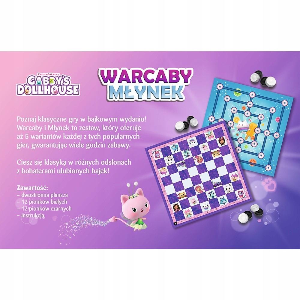GRA WARCABY I MŁYNEK KOCI DOMEK GABI 02800