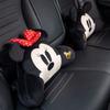 Cartoon Mickey Minnie Poached Egg Automotive Headrest Neck Pillow Pillow Cute Car Lumbar Support Pillow Seat Pillow