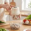 Wireless Mini Meat Grinder Portable Vegetable Grinder Baby Food Processor  Garlic Processing