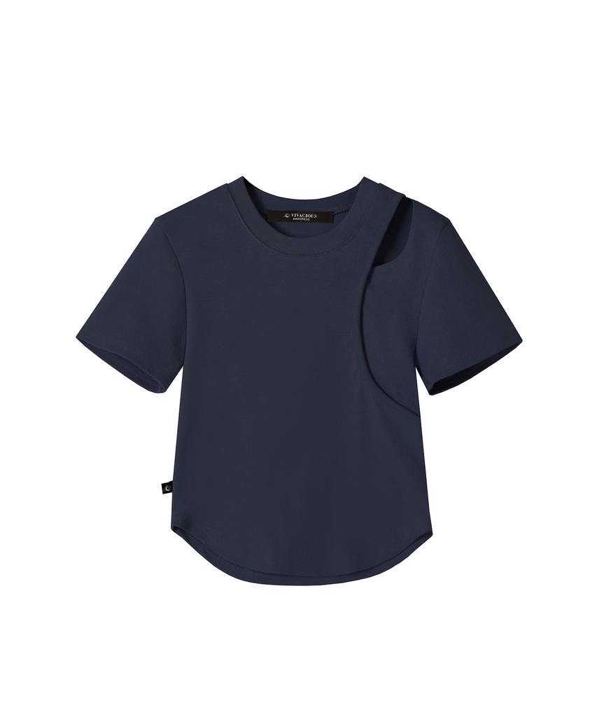 Urban Dress Hole-Cut Crop Tee - 5Col