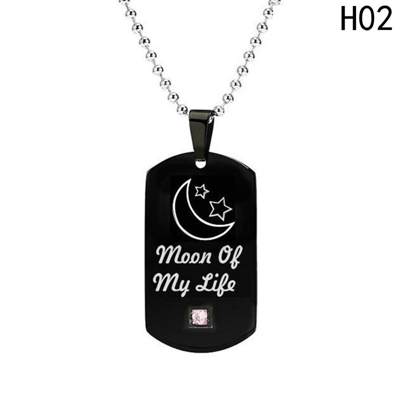 Papa//Mamá Para Mi Hija//Hijo Colgante Collar de etiqueta Te Amo Regalo Creativo Z
