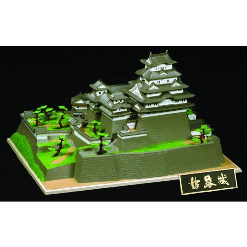 Doyusha 1/500 Japan's Famous Castles Standard Himeji Castle Plastic Model S-21 Molded Color