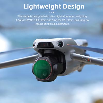 Pro DJI Air 3S Sada filtrů na objektiv CPL/UV/ND8/ND16/ND32/ND64 Polarizační filtr Neutral Density Filtr Kit