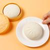 Bun Squeeze Toy with Steamer Anxiety Stress Relief Dough Ball Pinch Sensory Toy Kids Teens