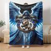 Chelsea Fc Football Player Personalized Text Blanket Cozy Customizable Blanket Warmthful Decor Versatile for Living Room Chair Sofa Nap