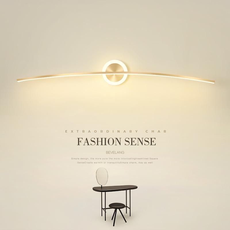 Modern LED Wall Lamp For Bathroom Mirror Bedroom Bedside Background Wall Lights Home Decoration Indoor Sconce Lighting Fixture