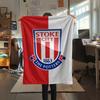 1 ΤΕΜ. Κουβέρτα Φανέλα με Εκτύπωση Stoke City FC, Υψηλής ποιότητας Άνετη για Όλες τις Εποχές, Διακόσμηση Σπιτιού, Ζεστασιά και Άνεση, Ιδανική για Χριστουγεννιάτικα Δώρα182