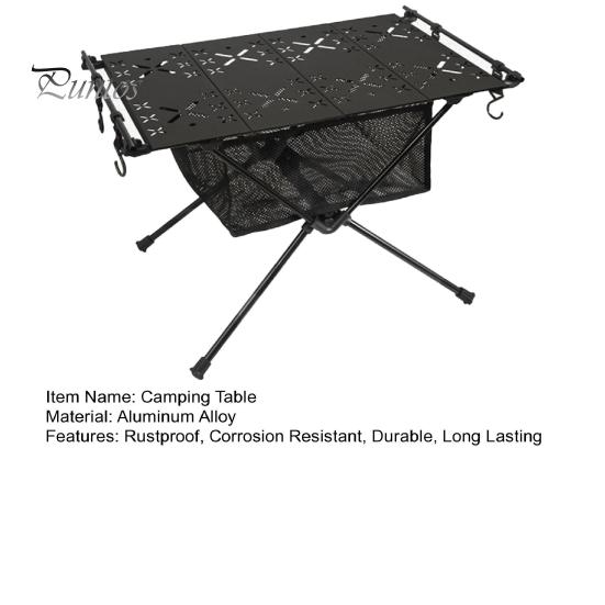 Aluminum Alloy Folding Table Barbecue Camping Table High Stability 20kg Load Capacity Multifunction Ultralight Portable Picnic BBQ Table