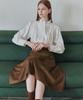 ZEROSTREET Ethnic Frill Blouse / Ivory