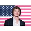 Connor Storrie Roze Amerikaanse Vlag Wandkleed Verhit Rivaliteit Thema Acteur Poster Wanddecoratie voor Huisdecoratie Esthetische Kamerkunst